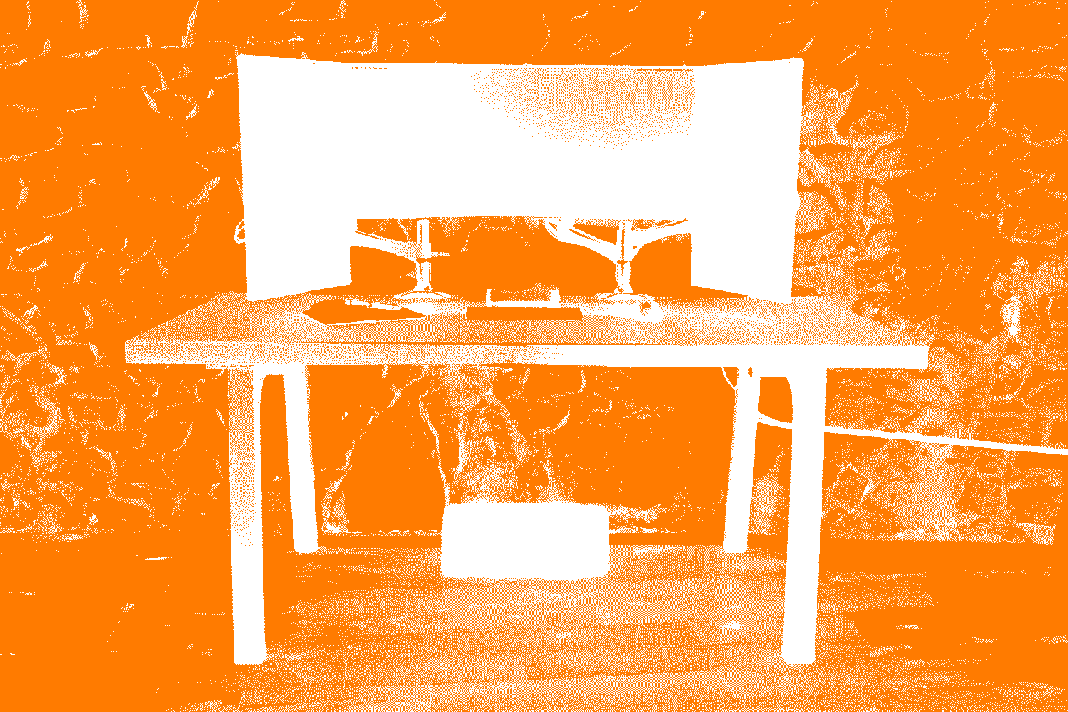 My desk and chair